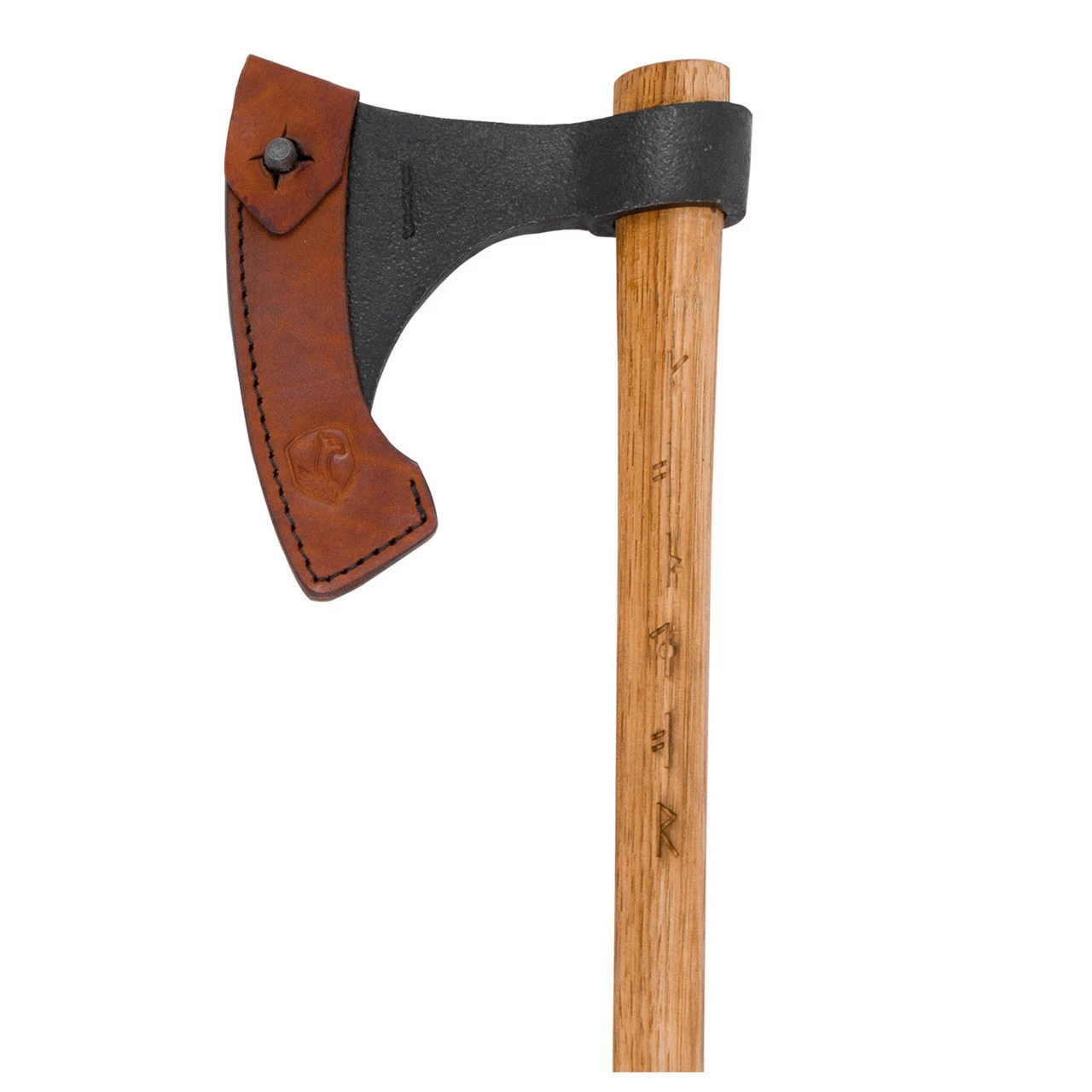 Condor Tools & Knife Valhalla Axe Series Battle Axe 6.1" Carbon Steel Head W/ American Hickory Handle And Leather Sheath 2 Condor Tools & Knife Valhalla Axe Series Battle Axe 6.1" Carbon Steel Head W/ American Hickory Handle And Leather Sheath - Image 2