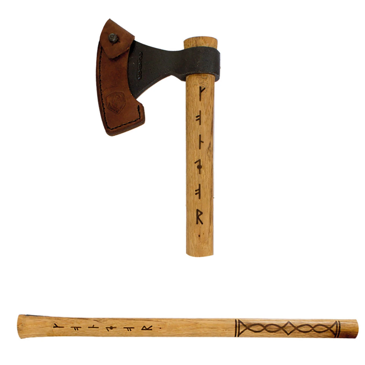 Condor Tools & Knife Valhalla Axe Series Battle Axe 6.1" Carbon Steel Head W/ American Hickory Handle And Leather Sheath 3 Condor Tools & Knife Valhalla Axe Series Battle Axe 6.1" Carbon Steel Head W/ American Hickory Handle And Leather Sheath - Image 3