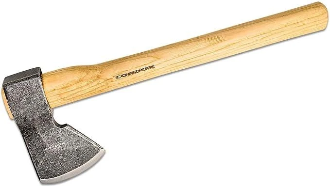 Condor Tools & Knife Cantina Throwing Axe 6.9" 1060 Carbon Steel Blade W/ American Hickory Handle 1 Condor Tools & Knife Cantina Throwing Axe 6.9" 1060 Carbon Steel Blade W/ American Hickory Handle