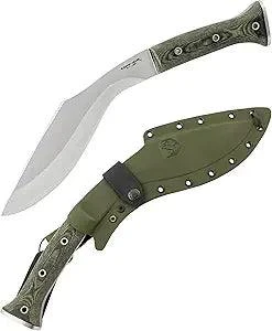 Condor Tools & Knife K-Tact Kukri Knife 10" Carbon Steel Blade W/ Army Green Micarta Handles And Kydex Sheath 1 Condor Tools & Knife K-Tact Kukri Knife 10" Carbon Steel Blade W/ Army Green Micarta Handles And Kydex Sheath