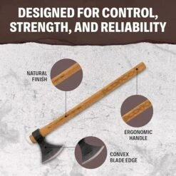 Condor Tools & Knife Valhalla Axe Series Throwing Axe 4.75" Carbon Steel Head W/ American Hickory Handle And Leather Sheath -Helle Shop 81dBk6ePJ7L. AC SX679