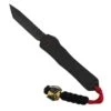 Heretic Manticore X Black Predator Red Reticle & Tanto MagnaCut Blade Silver/Copper Predator Bead