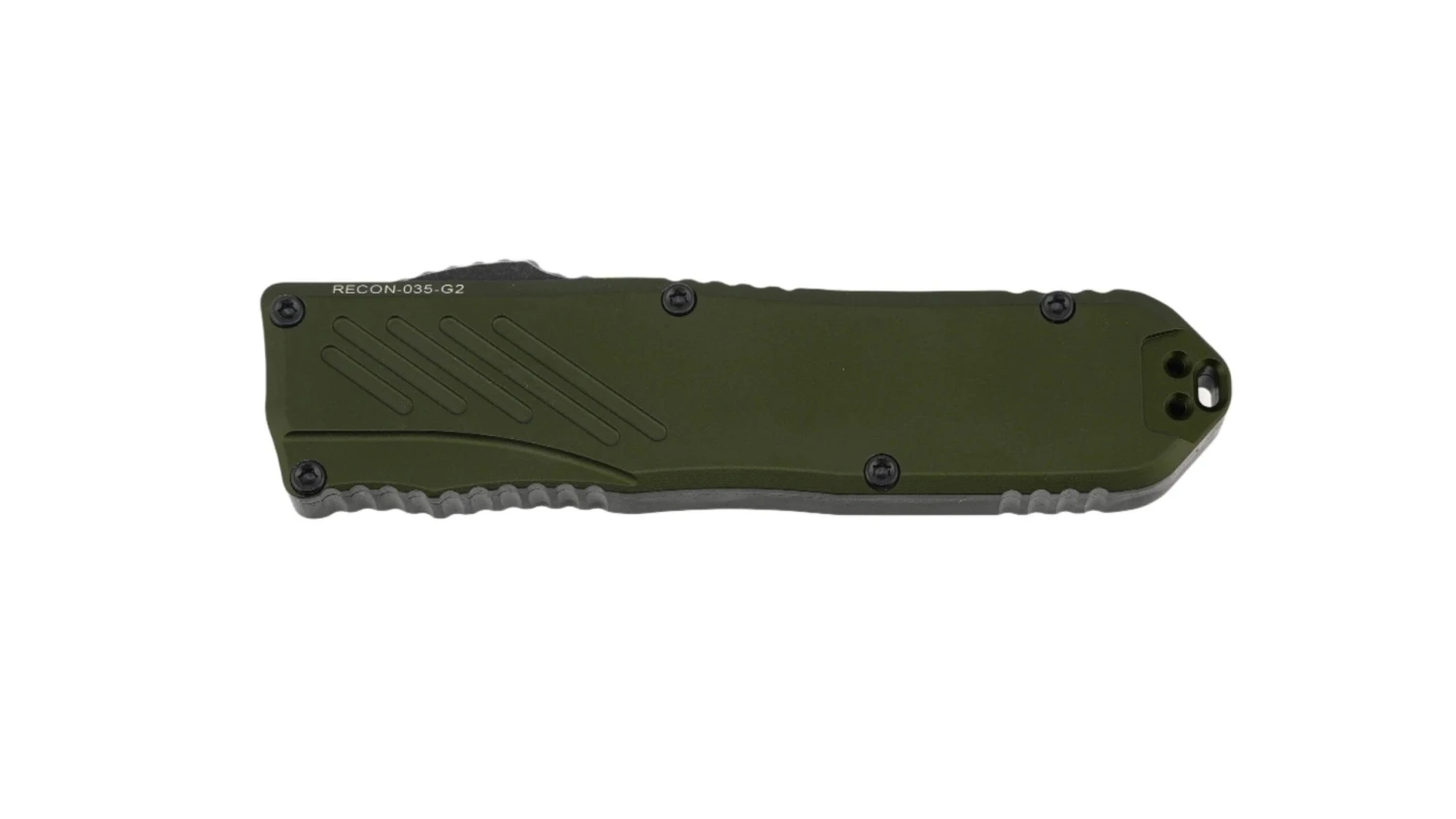 Guardian Tactical RECON-035 G2 Single Edge MagnaCut Dark Stonewash Blade OD Green Handle 5 Guardian Tactical RECON-035 G2 Single Edge MagnaCut Dark Stonewash Blade OD Green Handle - Image 5