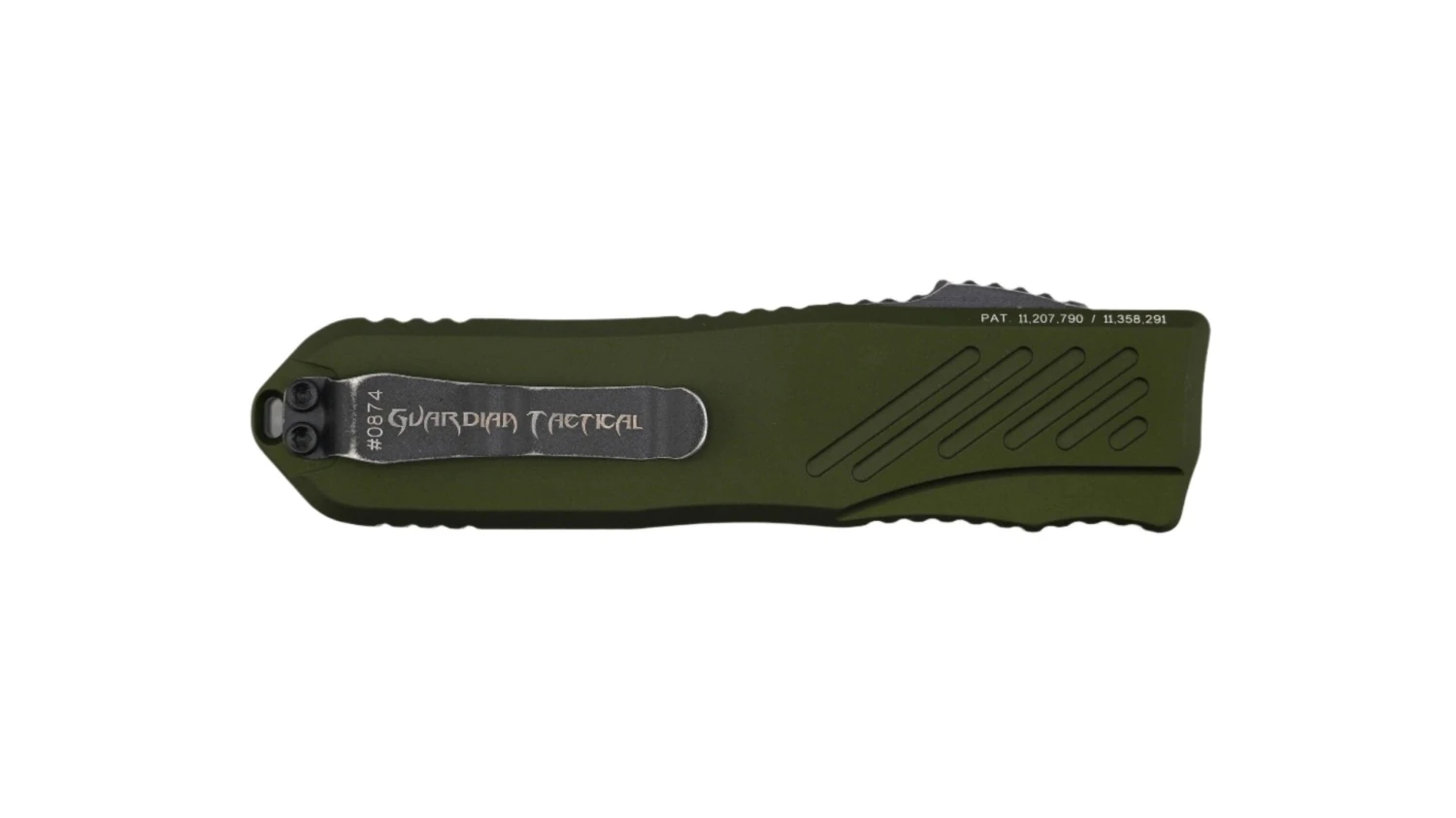 Guardian Tactical RECON-035 G2 Single Edge MagnaCut Dark Stonewash Blade OD Green Handle 6 Guardian Tactical RECON-035 G2 Single Edge MagnaCut Dark Stonewash Blade OD Green Handle - Image 6