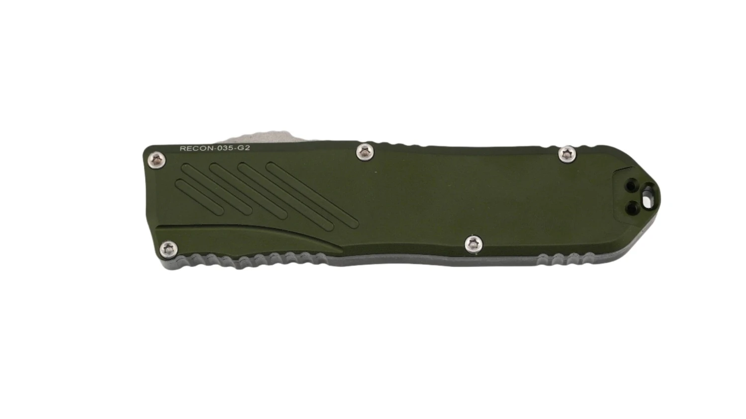Guardian Tactical RECON-035 G2 Single Edge MagnaCut Stonewash Blade OD Green Handle 5 Guardian Tactical RECON-035 G2 Single Edge MagnaCut Stonewash Blade OD Green Handle - Image 5