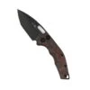 Heretic Knives Medusa Auto Folding Knife CPM-MagnaCut Black DLC Tanto Blade W/ Red Camo Carbon Handles