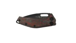 Heretic Knives Medusa Auto Folding Knife CPM-MagnaCut Black DLC Tanto Blade W/ Red Camo Carbon Handles -Helle Shop DSC01377