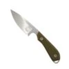 White River Knives M1 Pro Backpacker Fixed Blade 3.25" CPM-MagnaCut Stonewashed Drop Point Blade W/ Textured Green & Orange G10 Handles