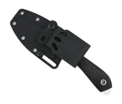 White River Knives M1 Caper Fixed Blade 3" CPM-MagnaCut Stonewashed Drop Point Blade W/ Black Burlap Micarta Handles -Helle Shop DSC01566