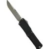 Microtech 1143-10 AP Combat Troodon Single Edge Gen III Black Handle Apocalyptic Blade