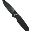 Pro-Tech INT106 TR-3 Integrity Double Thumbstud Manual Folding Knife 3.5" S35VN W/ Relic Textured Black Aluminum Handle