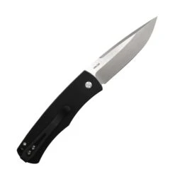 Pro-Tech Magic "Whiskers" BR-1.3 Auto Stonewash Blade Textured Bolster Black Handle -Helle Shop DSC01678