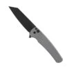 Pro-Tech 5436-BW Grey Malibu Flipper Folding Knife Grey Battle Worn Dragon Scale Handle W/ Black DLC MagnaCut
