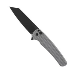 Pro-Tech 5436-BW Grey Malibu Flipper Folding Knife Grey Battle Worn Dragon Scale Handle W/ Black DLC MagnaCut