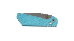 Pro-Tech PT205-Gridlock LTD T. Blue Strider Auto Blue Textured Aluminum 3" SW MagnaCut -Helle Shop DSC01696