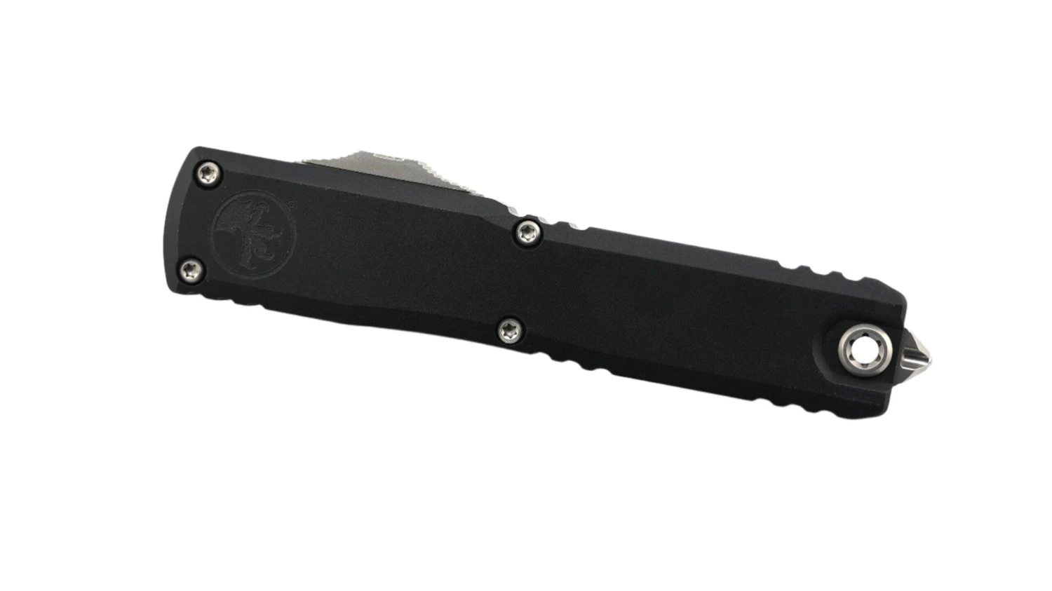 Microtech 1123-10 Ultratech ZBP Stonewashed T/E W/ Black Aluminum Handles 5 Microtech 1123-10 Ultratech ZBP Stonewashed T/E W/ Black Aluminum Handles - Image 5