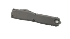 Microtech 1121-11APNC Ultratech ZBP Apocalyptic Partially Serrated Drop Point W/ Natural Clear Aluminum Handles -Helle Shop DSC01730