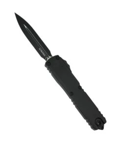 Microtech 1122-1T Ultratech ZBP D/E Tactical Black Blade W/ Black Aluminum Handle