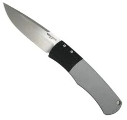 Pro-Tech Magic "Whiskers" BR-1.3 LTD-Grey Auto Stonewash Blade W/ Grey Handle & Textured Black Bolster
