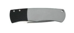 Pro-Tech Magic "Whiskers" BR-1.3 LTD-Grey Auto Stonewash Blade W/ Grey Handle & Textured Black Bolster -Helle Shop DSC01782