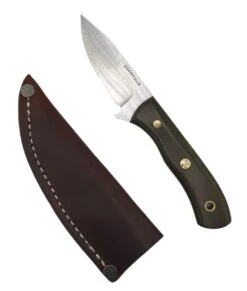 Join Or Die Rimfire Fieldmate Fixed Blade Knife Green Micarta Blaze Orange G10 (2.5")