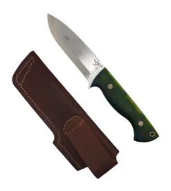 CUR Custom Kestrel Fixed Blade With Trout Pattern Handle Mosaic Pins (USA)