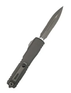 Microtech 1122-11APNC Ultratech ZBP D/E Partially Serrated Apocalyptic Blade W/ Natural Clear Aluminum Handles -Helle Shop DSC01879