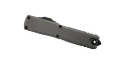 Microtech 1122-3NC Ultratech ZBP D/E Black Full Serration Blade W/ Natural Clear Aluminum Handles -Helle Shop DSC01886