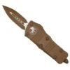 Microtech 238-1CTA Troodon Mini Cerakote D/E W/ Cerakote Tan Handle