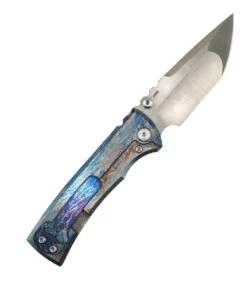 Custom Chaves Redencion Street Titanium Tanto Knife "Zeus's Bolt" -Helle Shop DSC02014