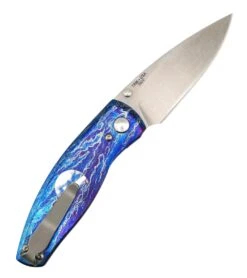 Custom TRM Neutron 2 Linerlock 20CV Titanium Flat Heat Entropic Finish (Limited Run) -Helle Shop DSC02096