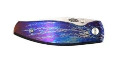 Custom TRM Neutron 2 Linerlock 20CV Titanium Flat Heat Entropic Finish (Limited Run) -Helle Shop DSC02098