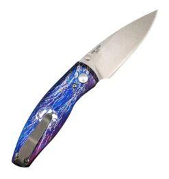 Custom TRM Neutron 2 Linerlock 20CV Titanium Flat Heat Entropic Finish (Limited Run) -Helle Shop DSC02106