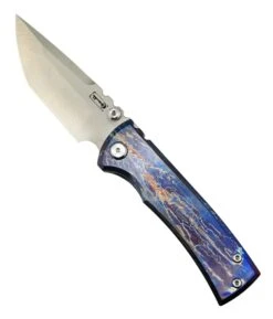 Custom Chaves Redencion Street Titanium Tanto Knife "ThunderStrike"