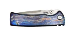 Custom Chaves Redencion Street Titanium Tanto Knife "ThunderStrike" -Helle Shop DSC02130