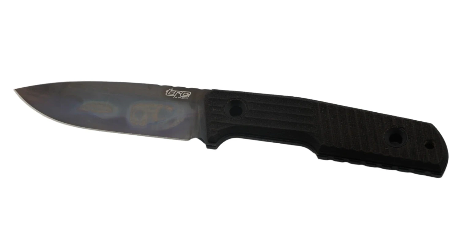 TRC Urban Tactical Black Canvas Micarta Apocalyptic Finish Kydex (Limited) 4 TRC Urban Tactical Black Canvas Micarta Apocalyptic Finish Kydex (Limited) - Image 4