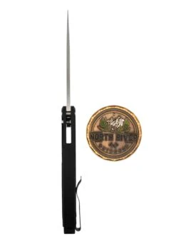 Protech Cambria 2 Red Black Handle Red TechnoCarbo Inlay & Black Lip Pear Button Inlay -Helle Shop DSC02325