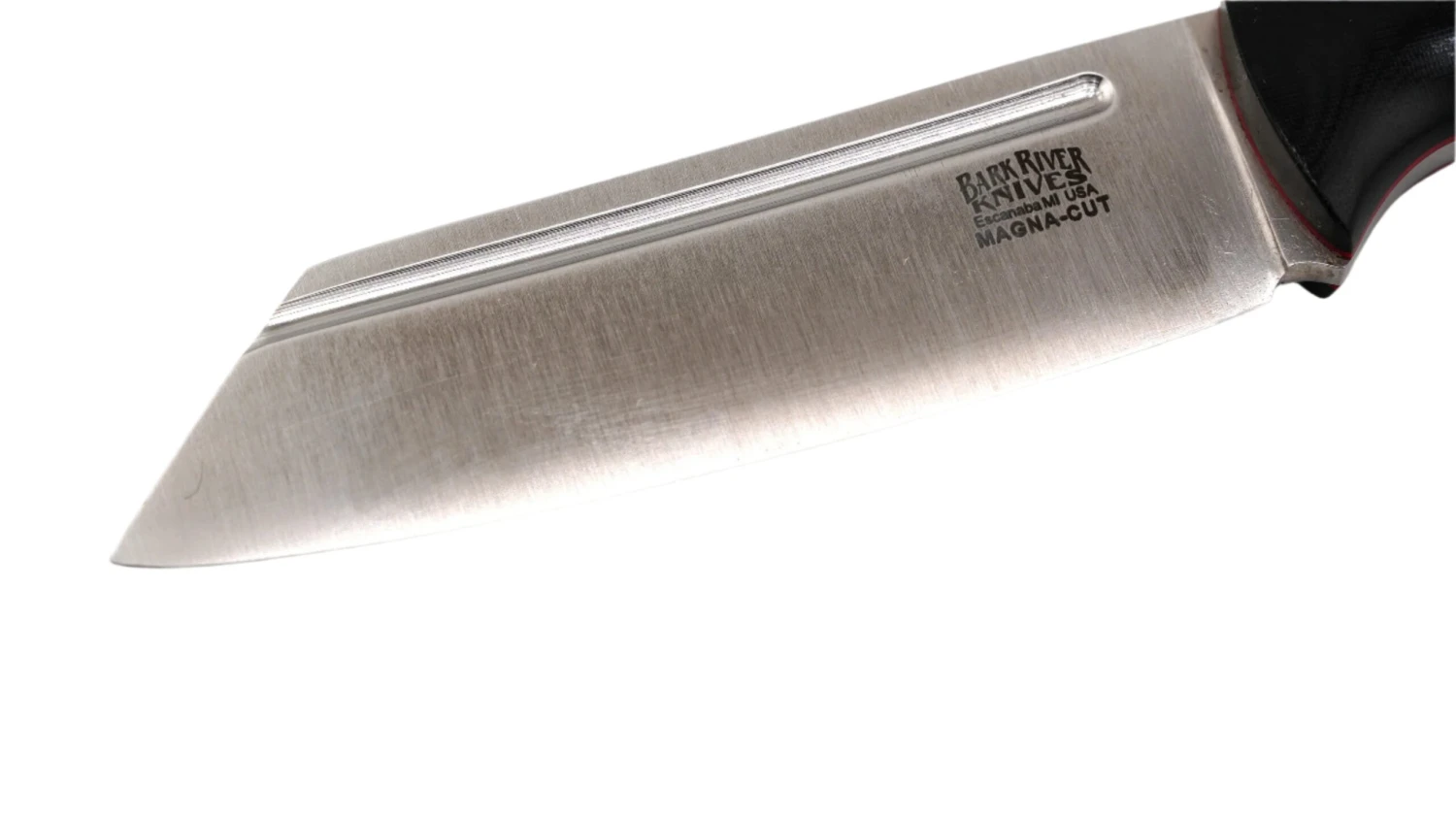Bark River Taskmaster MagnaCut Black Linen Micarta - Red Liners - Mosaic Pins (USA) 2 Bark River Taskmaster MagnaCut Black Linen Micarta - Red Liners - Mosaic Pins (USA) - Image 2