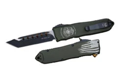 Guardian Tactical RECON ELITE Two Tone Black Tanto OD Green OTF Knife Elmax (USA)