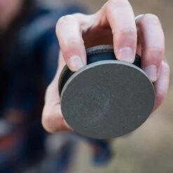 Adler DUAL Axe Sharpener 80/220 9 Adler DUAL Axe Sharpener 80/220 -Helle Shop Straight Grain Supply Sharpening Puck 80 220 grit finger groves 2048x 58e4e0ef ad7b 486a 89a0 b1a891dd1155