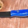 Bark River Aurora CPM 3V Knife Blue Cyclone Handles (USA)