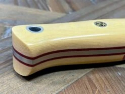 Bark River Bushcraft Scout Knife MagnaCut Antique Ivory Micarta Handles (USA) -Helle Shop bark river knives bark river bushcraft scout knife magnacut antique ivory micarta handles usa 41989657231572