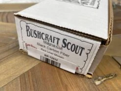 Bark River Bushcraft Scout Knife MagnaCut Carbon Fiber Red Liners Mosaic Pins (USA) -Helle Shop bark river knives bark river bushcraft scout knife magnacut carbon fiber red liners mosaic pins usa 41989657919700