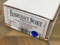 Bark River Bushcraft Scout Knife MagnaCut Desert Ironwood Burl Turquoise Spacer Mosaic Pins (USA) -Helle Shop bark river knives bark river bushcraft scout knife magnacut desert ironwood burl turquoise spacer mosaic pins usa 41989658280148