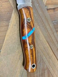 Bark River Bushcraft Scout Knife MagnaCut Desert Ironwood Red Liners Mosaic Pins (USA) -Helle Shop bark river knives bark river bushcraft scout knife magnacut desert ironwood red liners mosaic pins usa 41989657985236