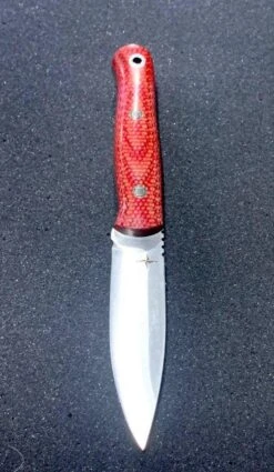 Bark River Bushcraft Scout Knife MagnaCut Firedog Canvas Handles Black Liners Mosaic Pins (USA) 9 Bark River Bushcraft Scout Knife MagnaCut Firedog Canvas Handles Black Liners Mosaic Pins (USA) -Helle Shop bark river knives bark river bushcraft scout knife magnacut firedog canvas handles black liners mosaic pins usa 41989657460948