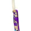 Bark River Bushcraft Scout Knife MagnaCut Purple Cholla Cactus With Turquoise Handles Sea Blue Liners Mosaic Pins (USA)