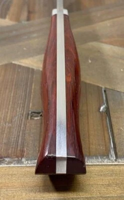 Bark River Classic Drop Point Hunter Knife S45VN Bloodwood Maple Burl Mosaic Pins -Helle Shop bark river knives bark river classic drop point hunter knife s45vn bloodwood maple burl mosaic pins 41989659230420