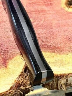 Bark River Cub 3V Black Canvas Micarta Knife Mosaic Pins (USA) -Helle Shop bark river knives bark river cub 3v black canvas micarta knife mosaic pins usa 41989661819092