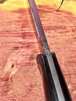 Bark River Cub 3V Black Canvas Micarta Knife Mosaic Pins (USA) -Helle Shop bark river knives bark river cub 3v black canvas micarta knife mosaic pins usa 41989661917396